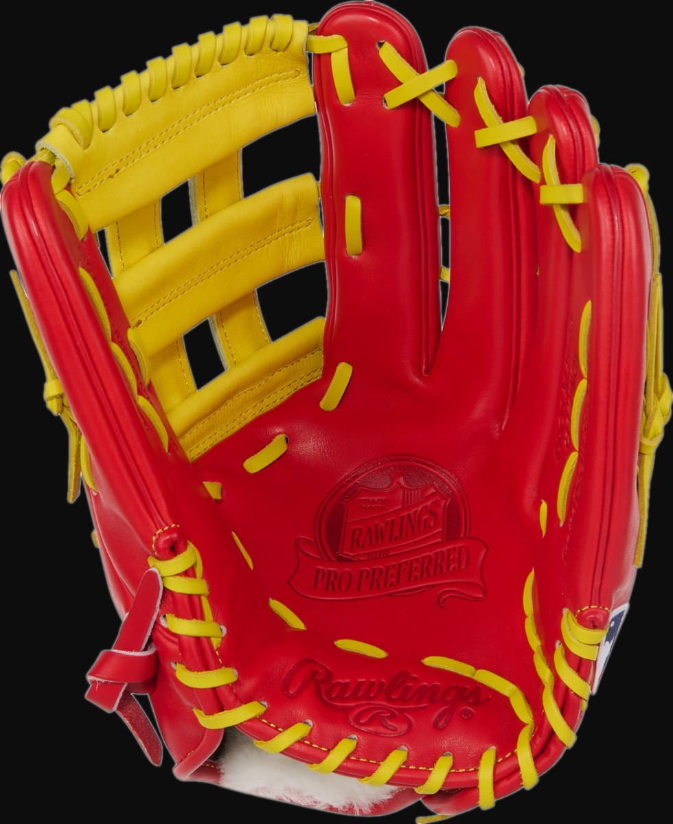 Rawlings Pro Preferred PROS3039-6S Model 12.75" Baseball Outfield Glove [bgblk]