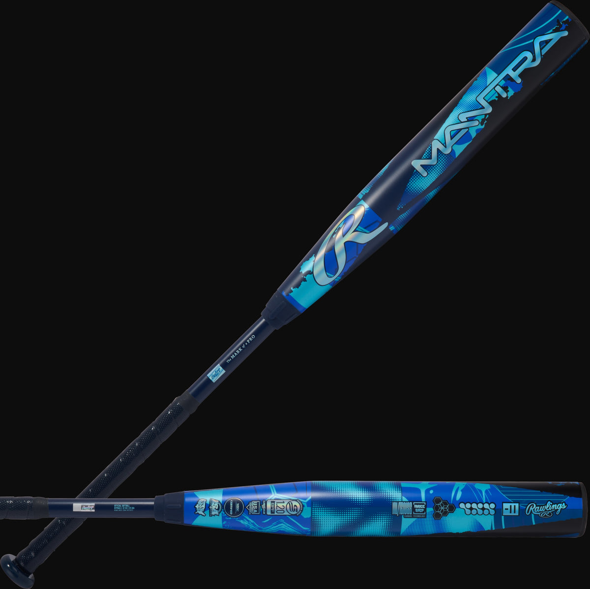Rawlings 2026 Mantra 2-Piece Composite -11 Fastpitch Softball Bat [bgblk]