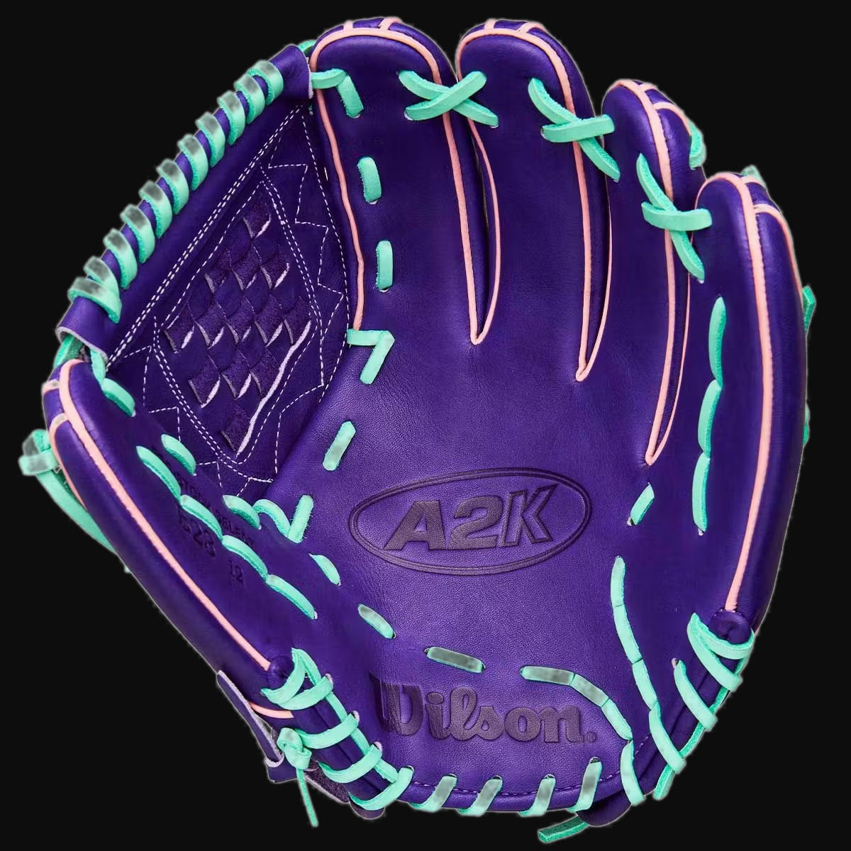 Wilson Fall 2025 A2K C12 Aso Web Model 12" Pitcher Baseball Glove [bgblk]