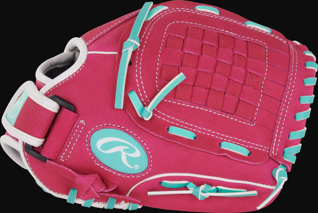 Rawlings Sure Catch Series SCSB105PM Model 10.5" Youth Fastpitch Softball Glove [bgblk]