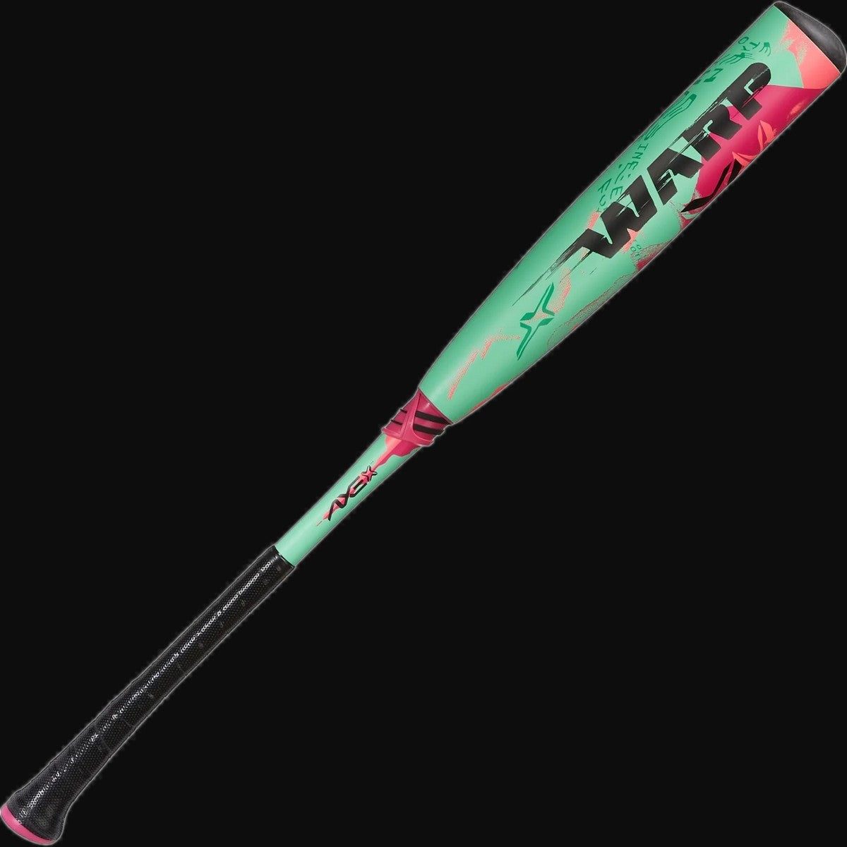Axe Warp USSSA 3-Piece Composite -5 USSSA Flared Handle 2-3/4 Barrel Baseball Bat [bgblk]