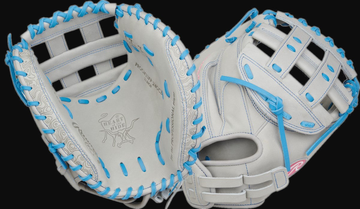 Rawlings Heart of the Hide PROCM33FP-24GCB Model 33" Fastpitch Softball Catcher's Mitt [bgblk]