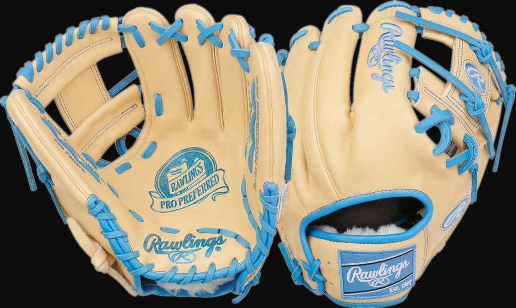 Rawlings Pro Preferred PROS204-2CCB Model 11.5" Baseball Infield Glove [bgblk]