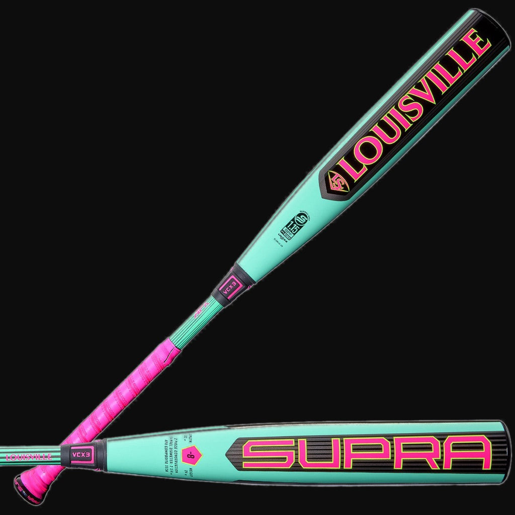 Louisville Slugger 2026 Supra 2-Piece Composite -8 USSSA 2-3/4 Barrel Baseball Bat [bgblk]