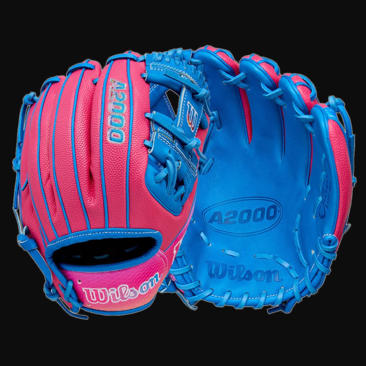 Wilson 2025 Love the Moment A2000 1786 SuperSkin Model 11.5" Infield Baseball Glove [bgblk]