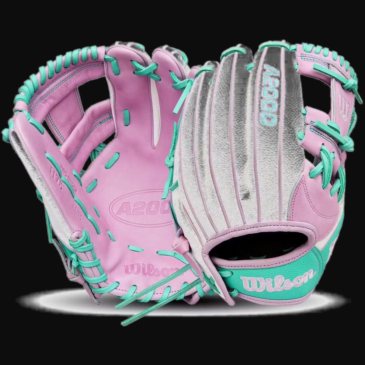 Wilson Fall 2025 A2000 FP H1175 SuperSkin Model 11.75" Infield Fastpitch Glove [bgblk]
