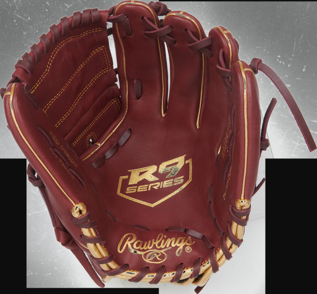 Rawlings R9 Series R9206-9SH Model 12" Baseball Pitcher Glove [bgblk]