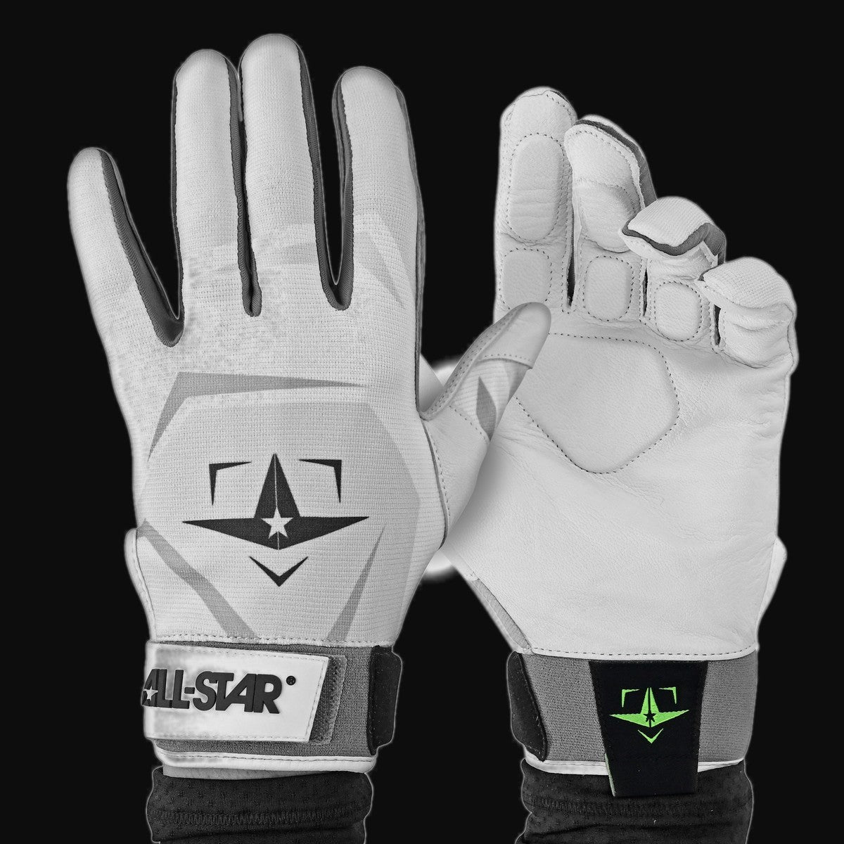 All Star Adult Catchers Protective Padded Inner Glove [bgblk]
