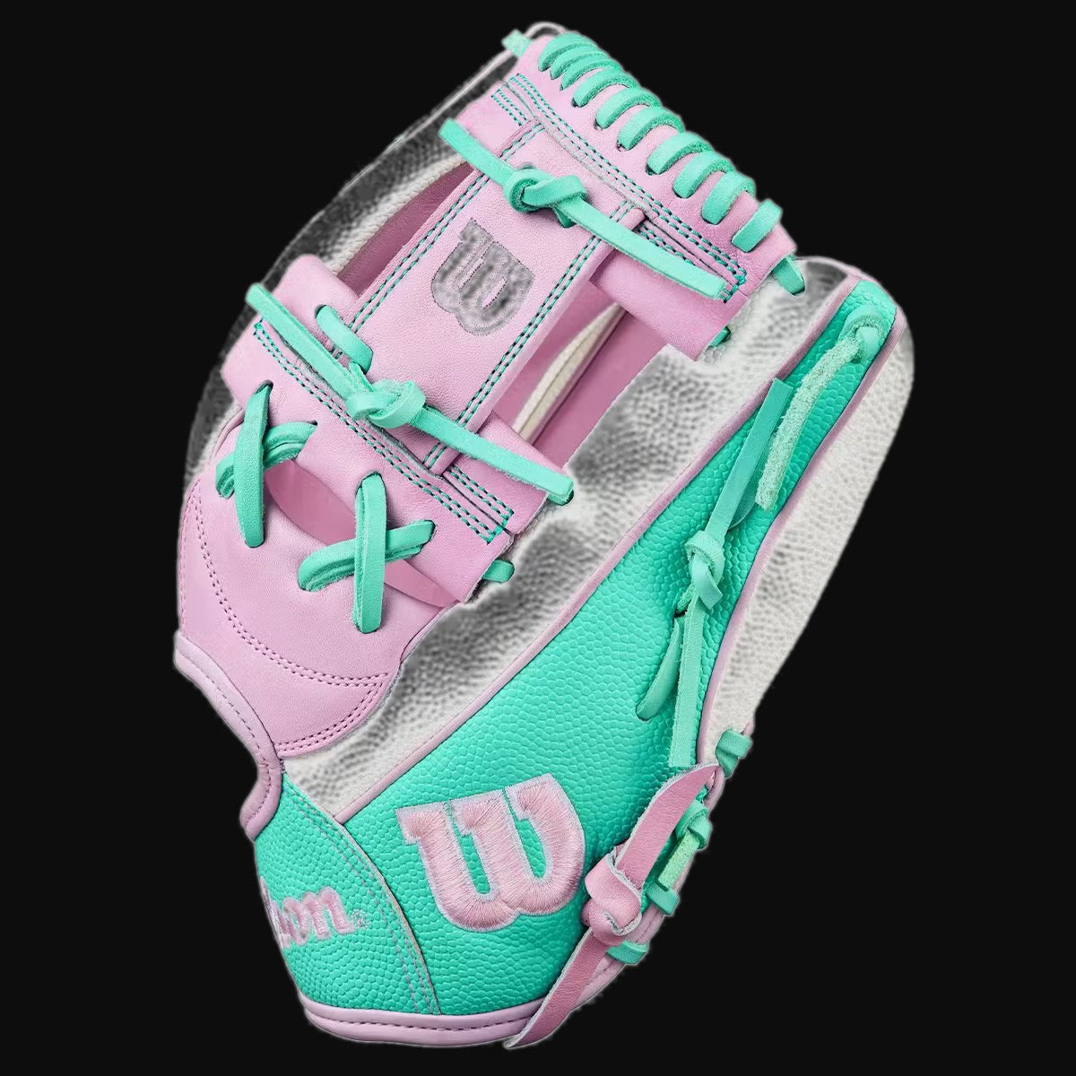 Wilson Fall 2025 A2000 FP H1175 SuperSkin Model 11.75" Infield Fastpitch Glove [bgblk]
