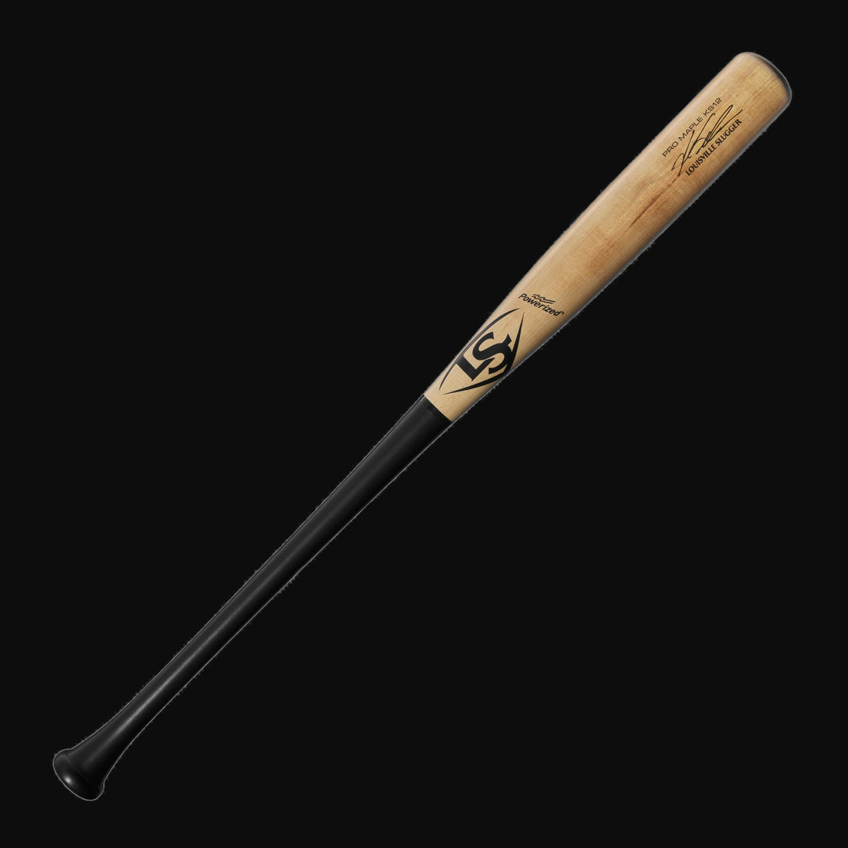 Louisville Slugger KS12 Kyle Schwarber Pro Prime Signature Model Maple Wood Baseball Bat [bgblk]