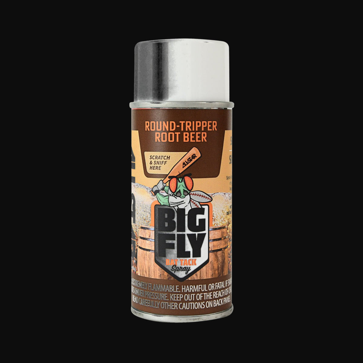 All-Star Big Fly Round-Tripper Root Beer Scented Bat Grip Spray [bgblk]