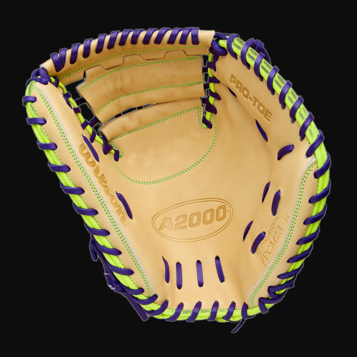 Wilson Spring 2026 A2000 FPCM23 Model 34" Fastpitch Catcher's Mitt [bgblk]