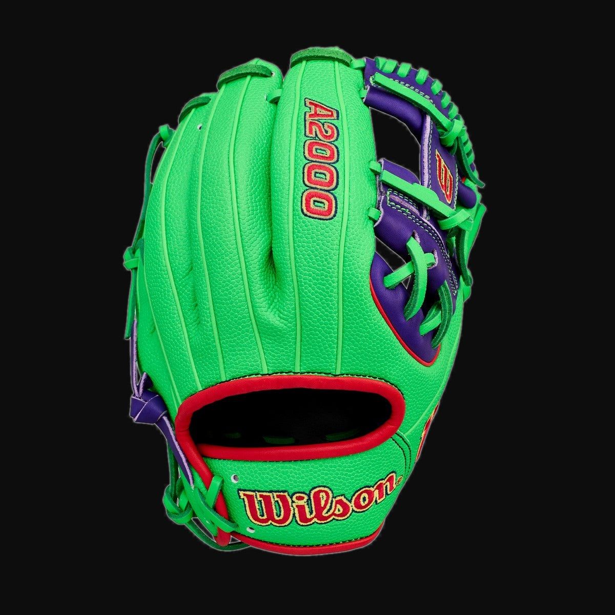 Wilson Limited Edition Big League Chew Swingin' Sour Apple 1786 A2000 11.5" Baseball Glove [bgblk]