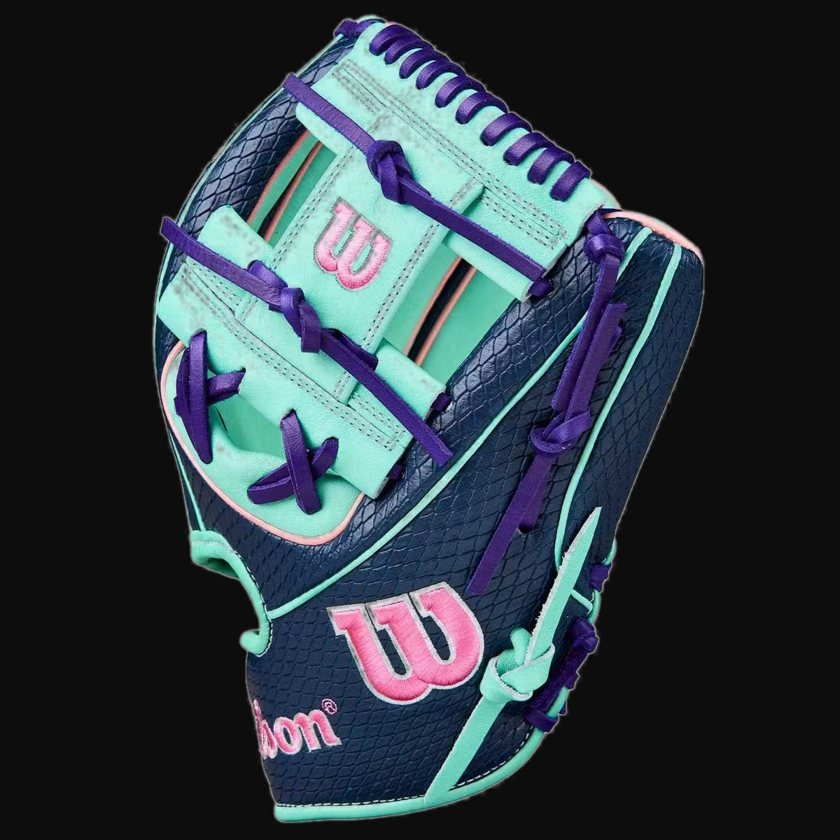 Wilson Fall 2025 A2K 1786 SuperSkin Model 11.5" Infield Baseball Glove [bgblk]