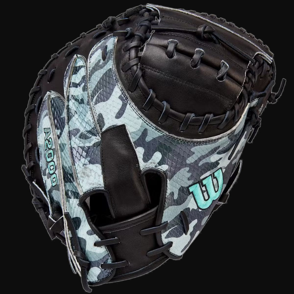 Wilson Fall 2025 A2000 AW28 SuperSkin Austin Wells Game Model 34" Catchers Mitt [bgblk]