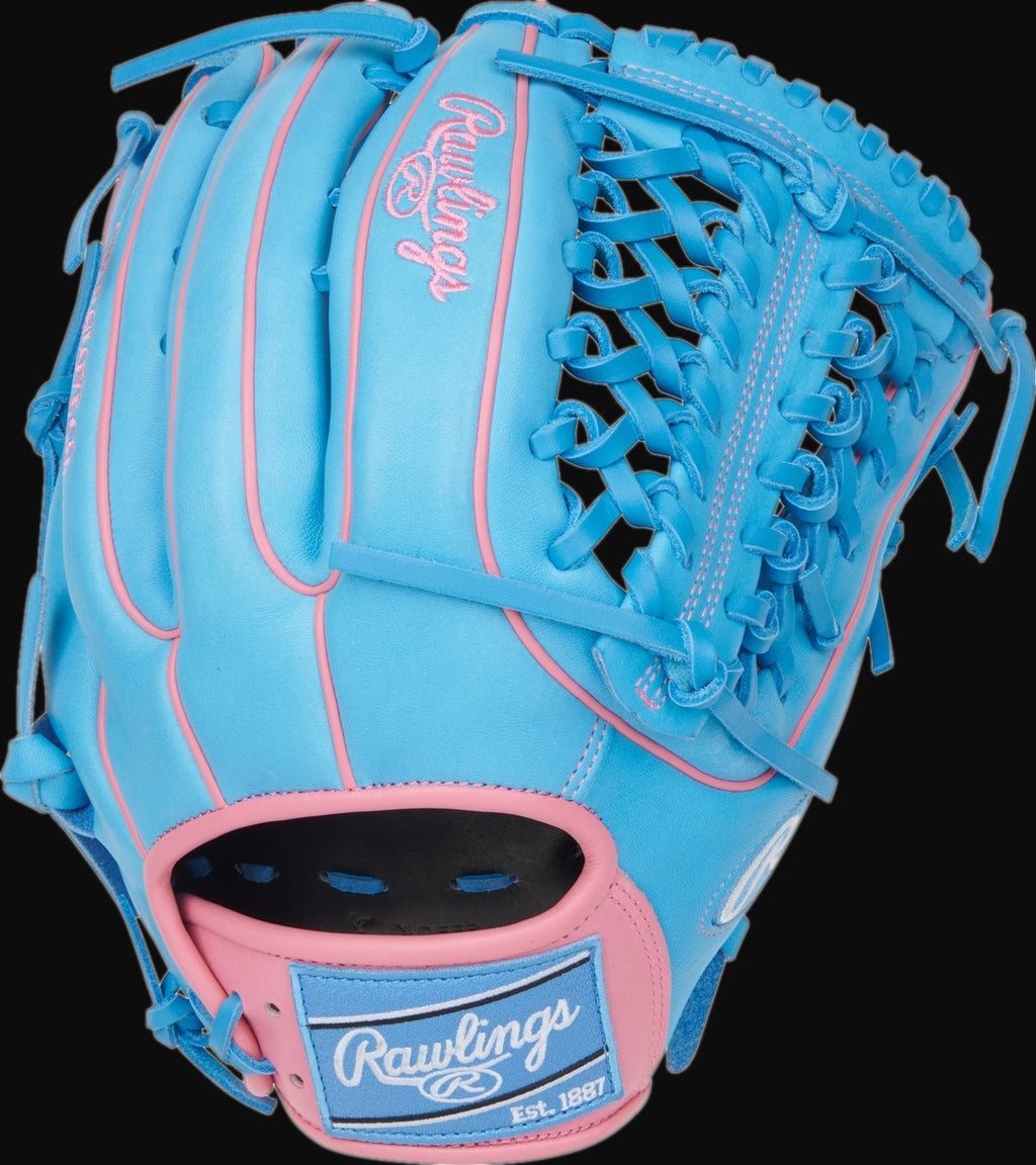 Rawlings Heart of the Hide PROR3319-4CB Model 12.75" Baseball Outfield Glove [bgblk]