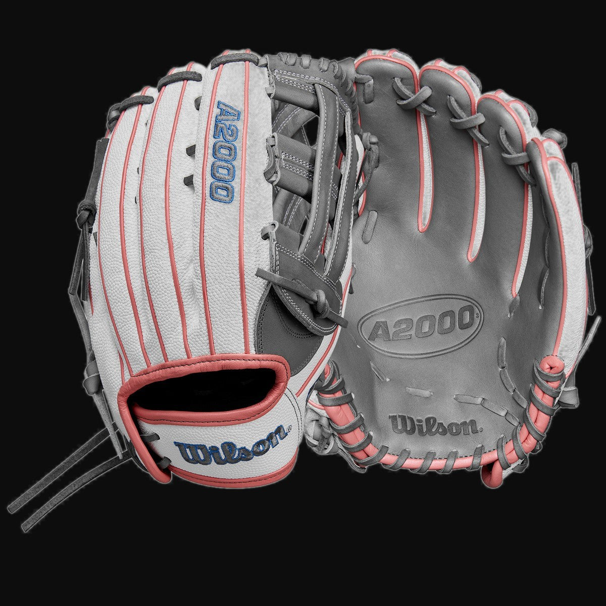Wilson Fall 2024 A2000 FP50 Model 12.25" Fastpitch Outfield Glove [bgblk]