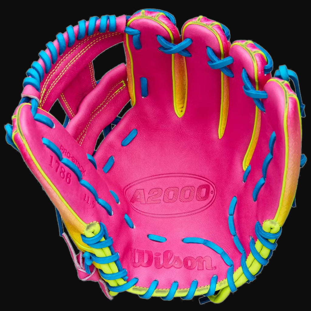 Wilson Fall 2025 A2000 1786 SuperSkin Model 11.5" Infield Baseball Glove [bgblk]
