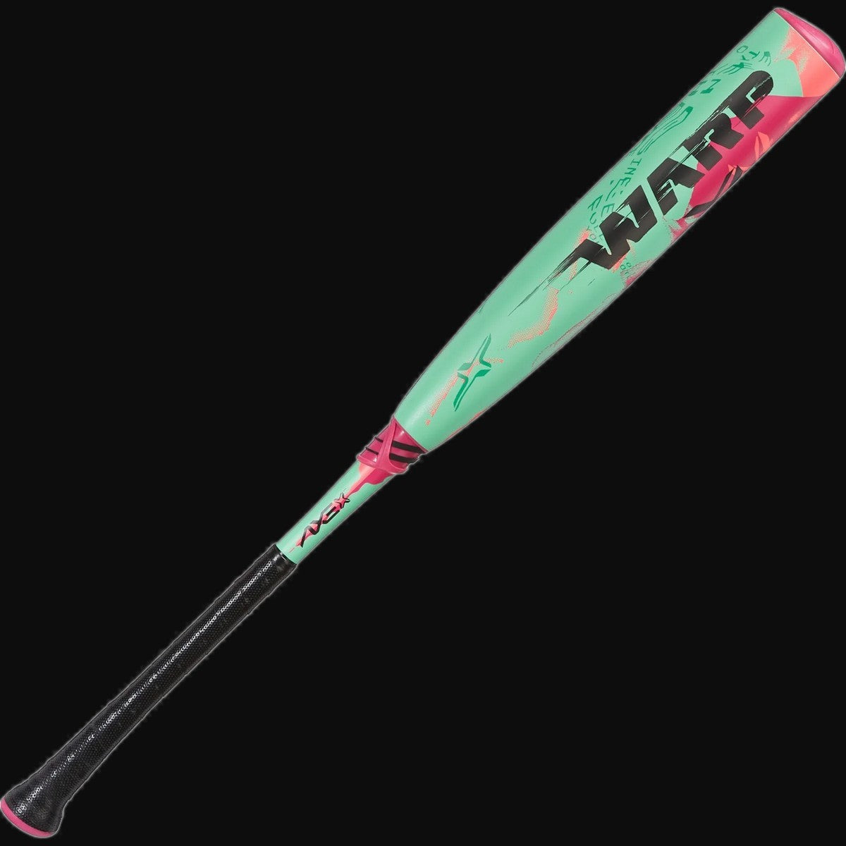 Axe Warp USSSA 3-Piece Composite -8 USSSA Flared Handle 2-3/4 Barrel Baseball Bat [bgblk]