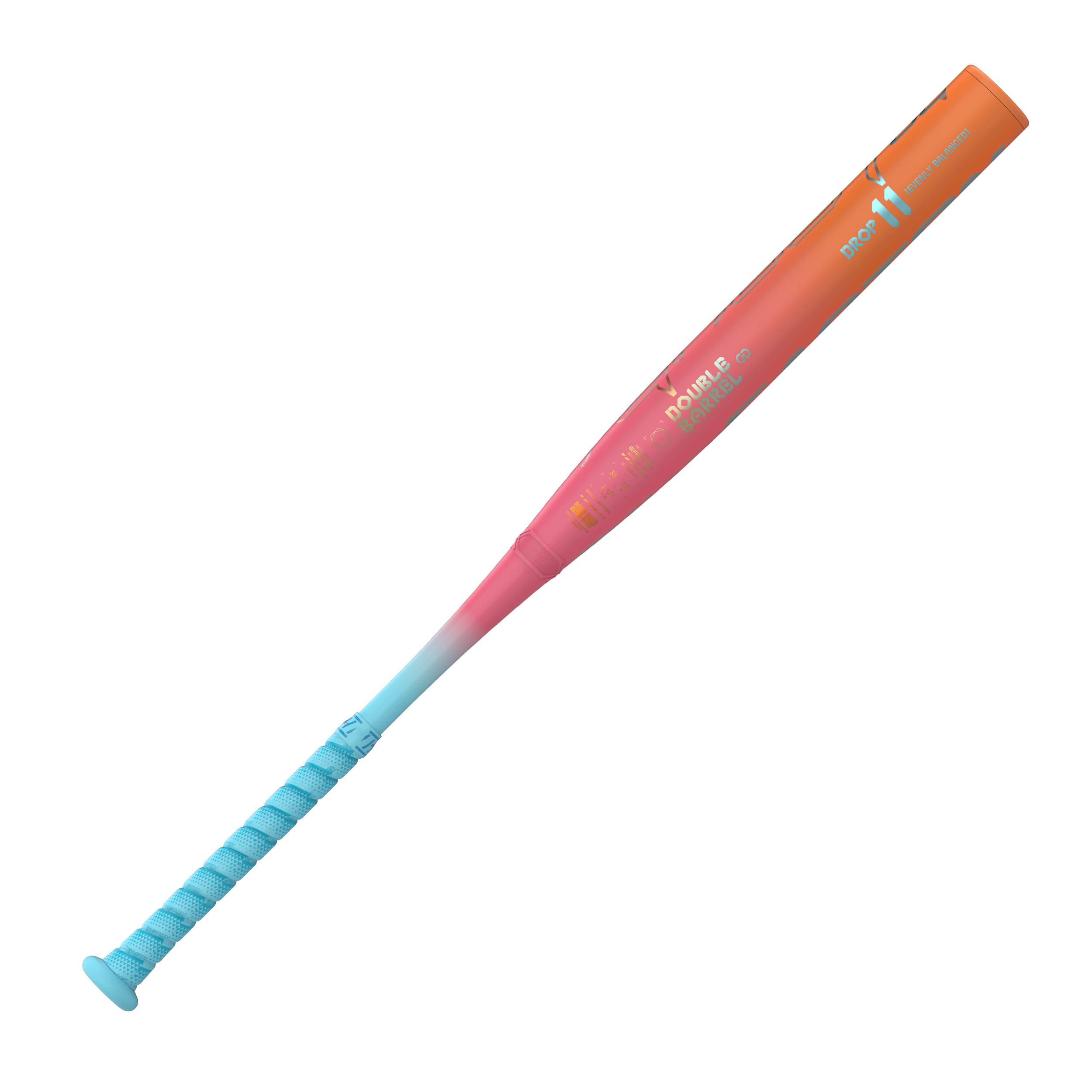 Easton 2026 Ghost OG Rainbow Sherbet 2-Piece Composite -11 Fastpitch Bat