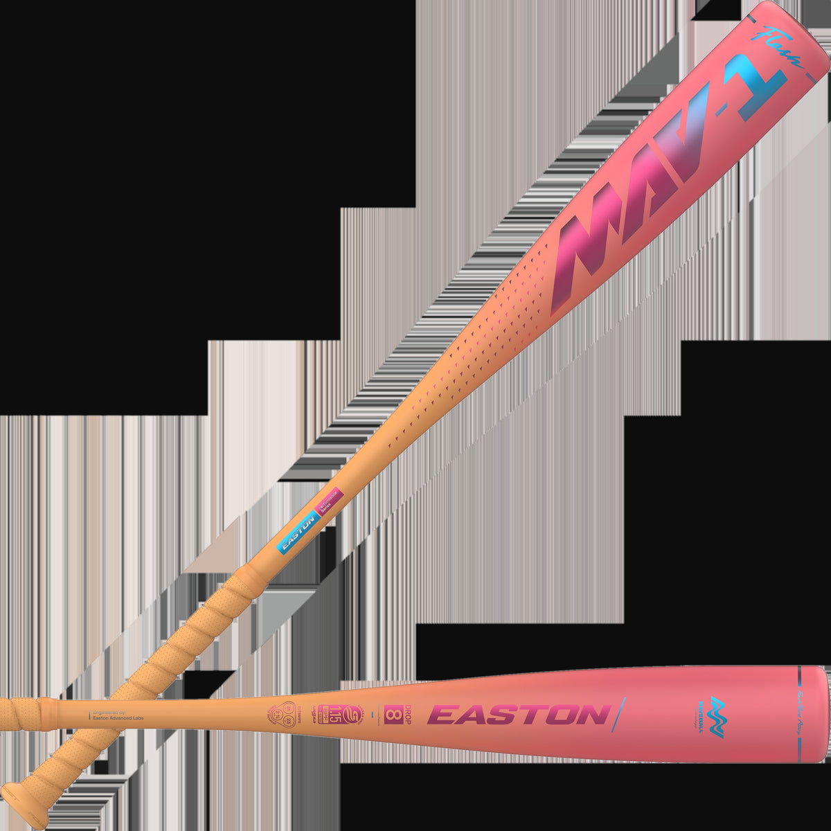 Easton 2026 MAV1 Flash 1-Piece -8 USSSA Baseball Bat [bgblk]