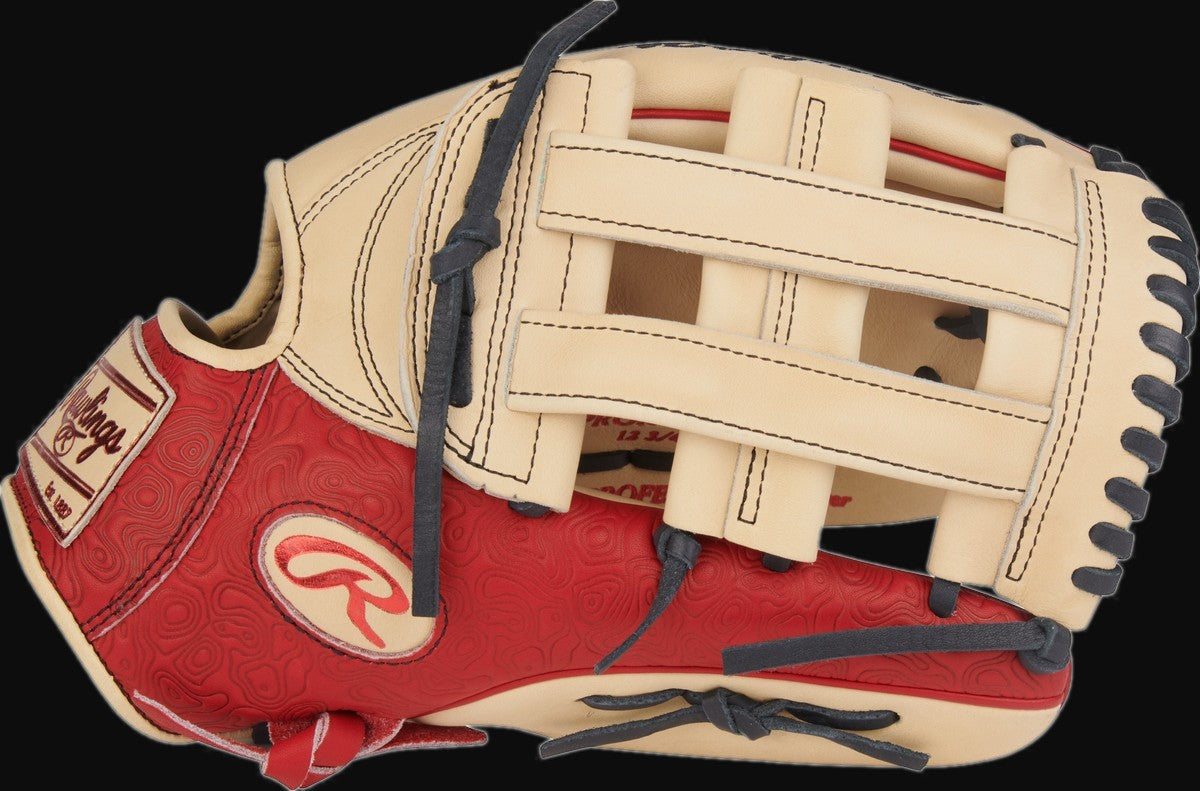 Rawlings Heart of the Hide PROR3039-6CS Model 12.75" Baseball Outfield Glove [bgblk]