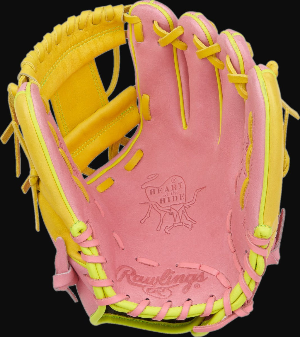 Rawlings Heart of the Hide PROR204U-2P Model 11.5" Baseball Infield Glove [bgblk]