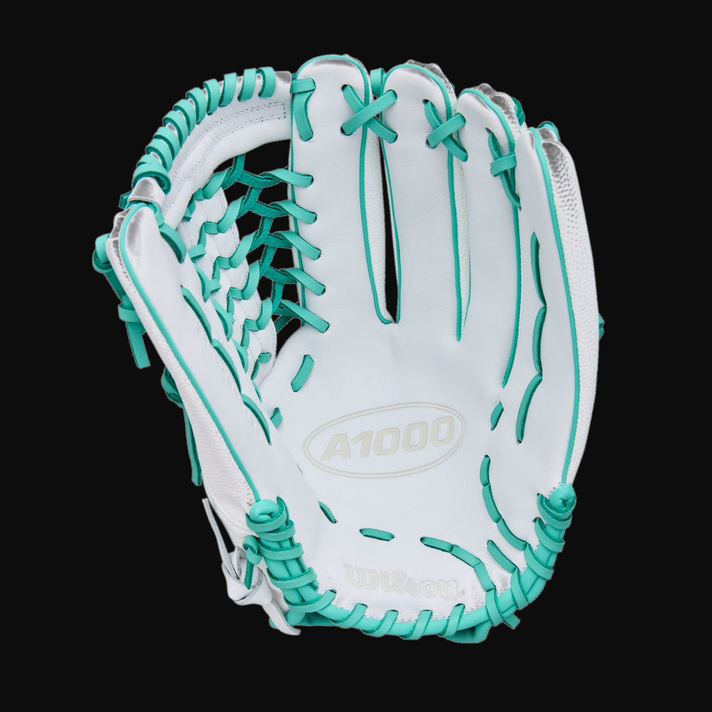 Wilson A1000 T125 Model 12.5" Fastpitch Outfield Glove with SuperSkin [bgblk]
