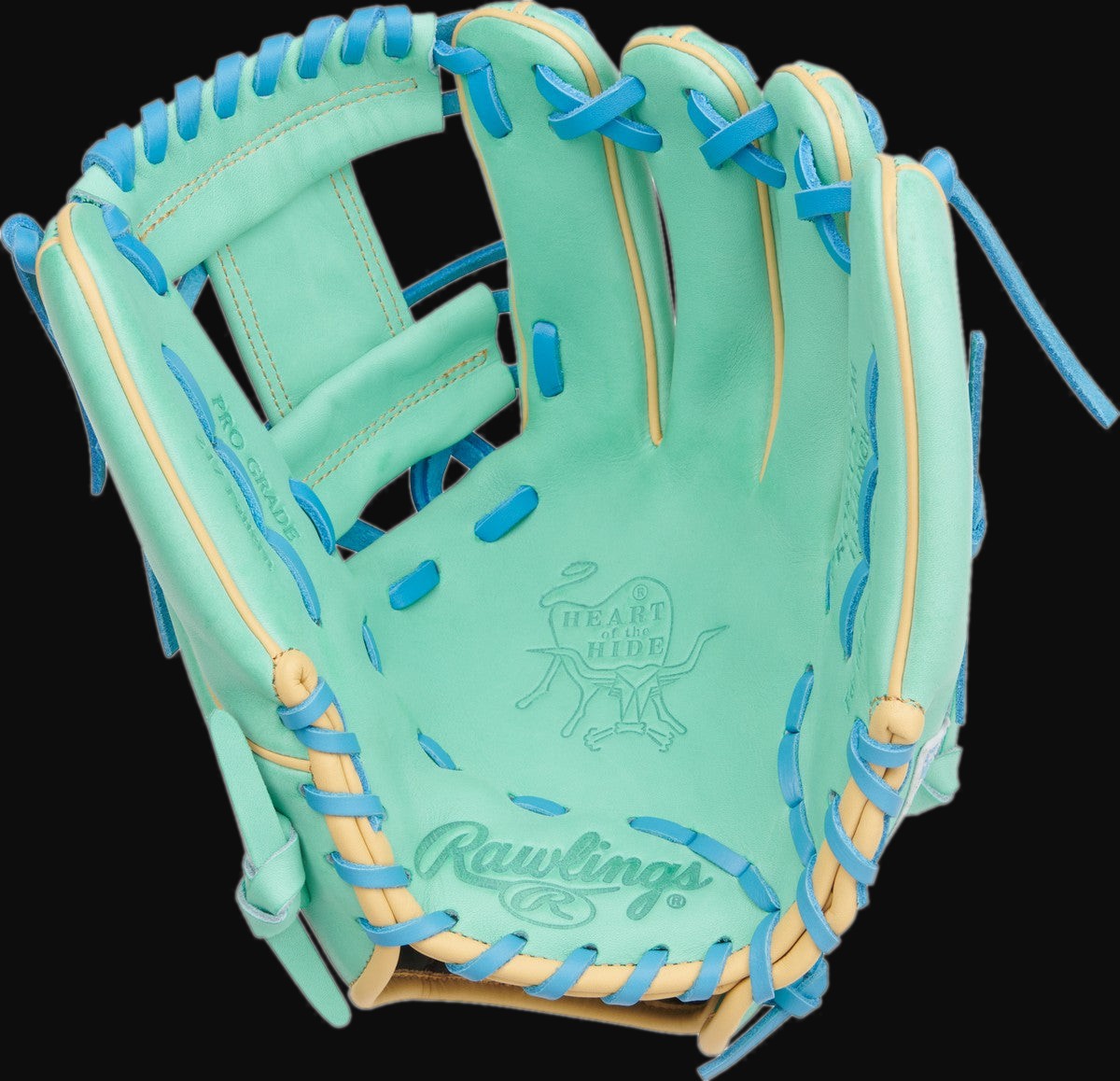 Rawlings Heart of the Hide PROR2175-2M Model 11.75" Baseball Infield Glove [bgblk]