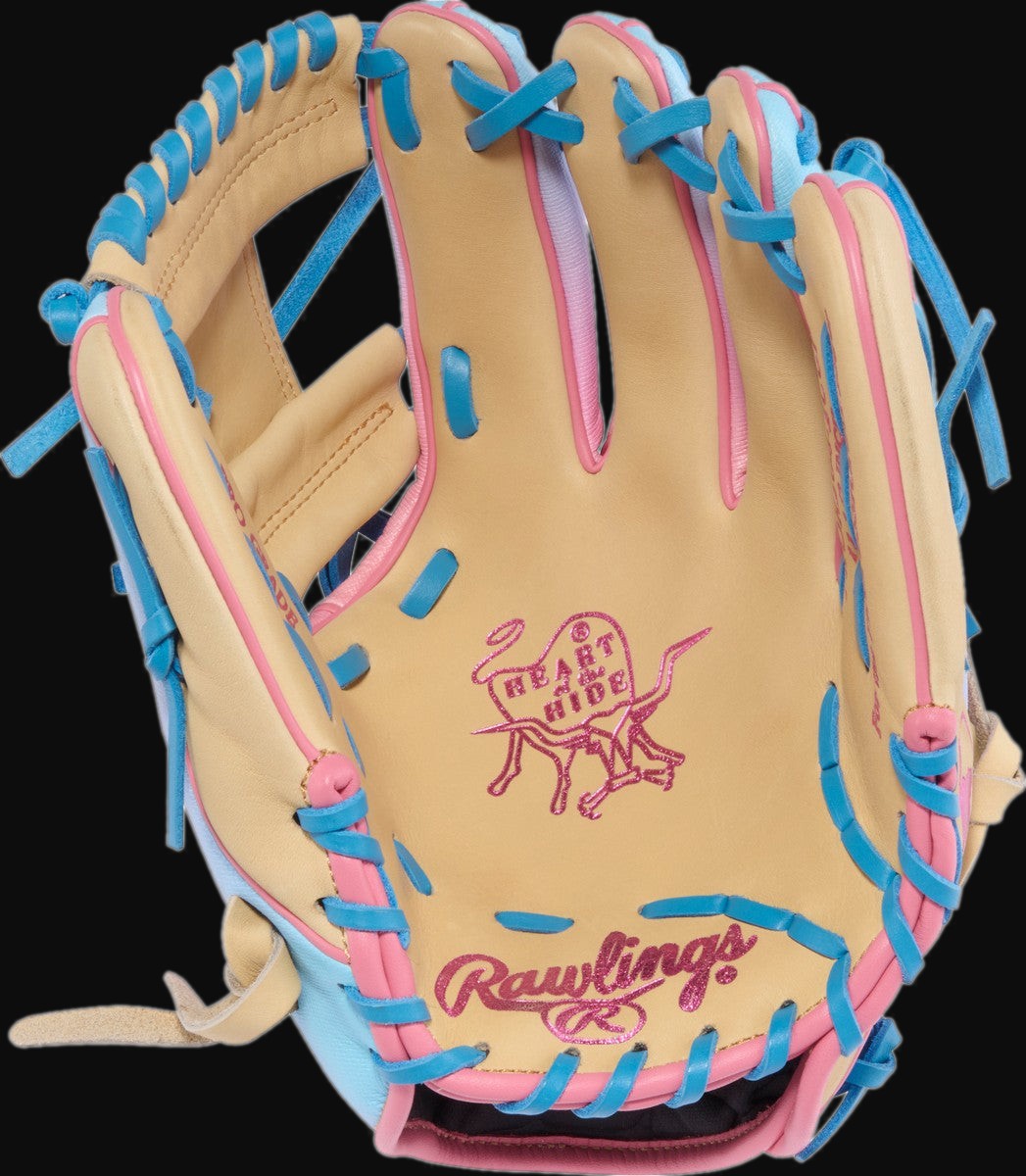 Rawlings Heart of the Hide Funburst 2.0 PROR204-2CCP Model 11.5" Baseball Infield Glove [bgblk]