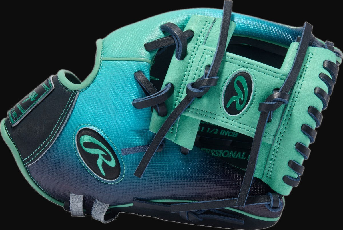 Rawlings Heart of the Hide Funburst 2.0 PROR204-2NN Model 11.5" Baseball Infield Glove [bgblk]