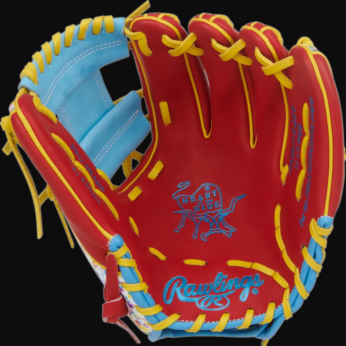 Rawlings Heart of the Hide PROR314-2SY Model 11.5" Baseball Infield Glove [bgblk]