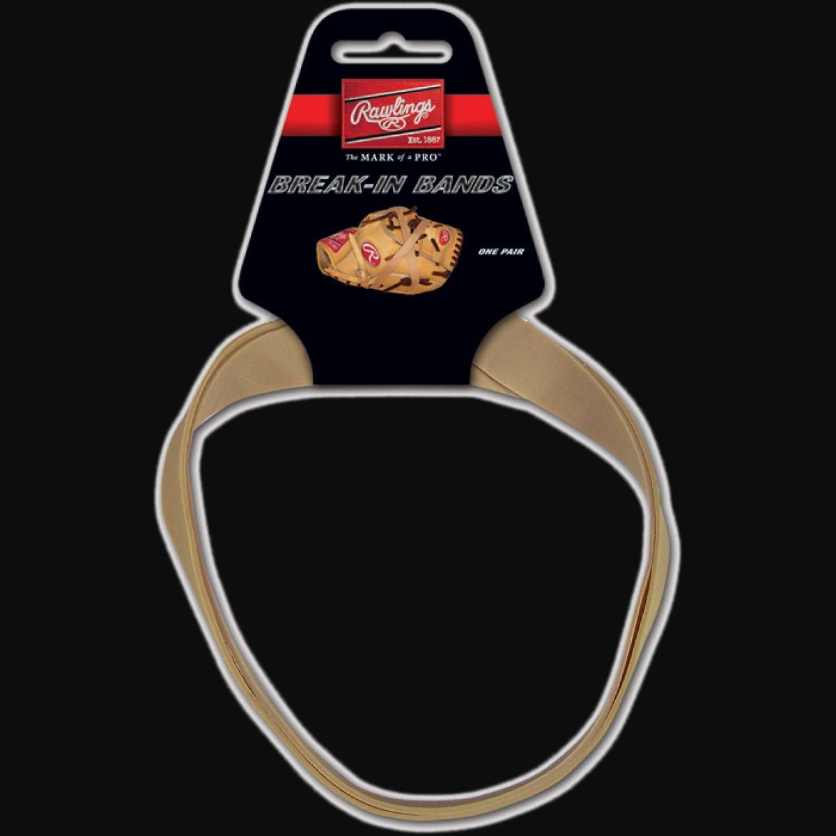 Rawlings Jumbo Rubber Bands (Pair) [bgblk]