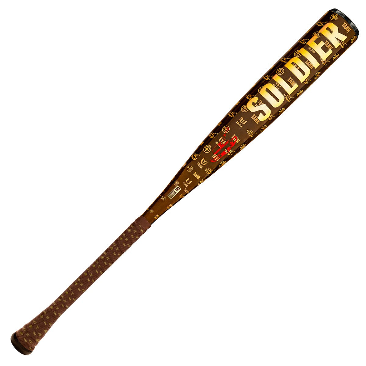 Soldier 2026 Tank 1-Piece -3 BBCOR Baseball Bat