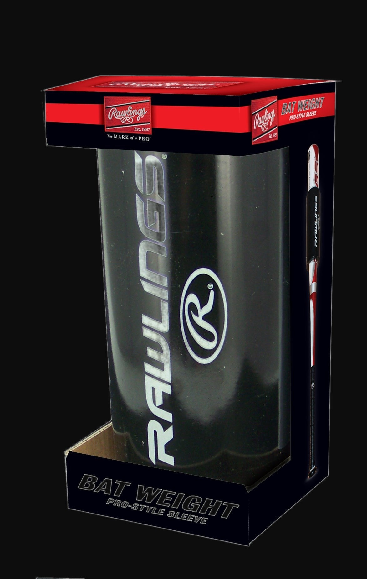 Rawlings 25oz. Pro-Style Bat Sleeve [bgblk]
