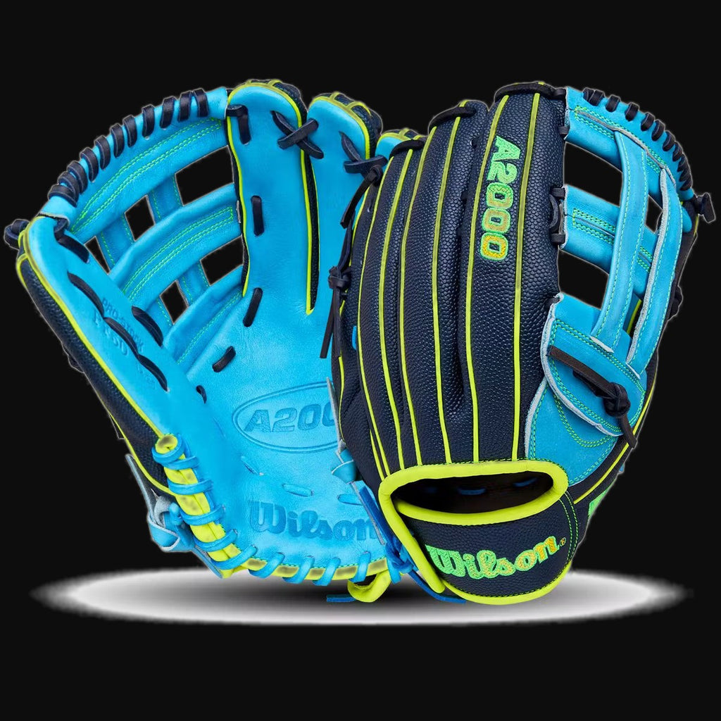 Wilson Fall 2025 A2000 PF50 SuperSkin Model 12.25" Pedroia Fit Outfield Baseball Glove [bgblk]