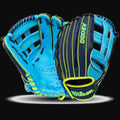 Wilson Fall 2025 A2000 PF50 SuperSkin Model 12.25" Pedroia Fit Outfield Baseball Glove [bgblk]
