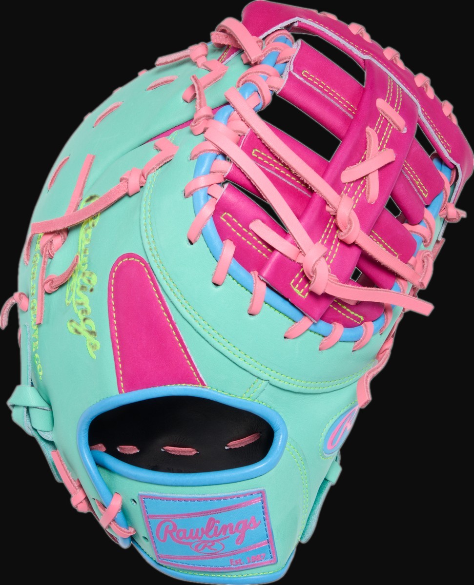 Rawlings Heart of the Hide ColorSync 10.0 PRORDCT-10BEM Model 13" Baseball First Base Mitt [bgblk]