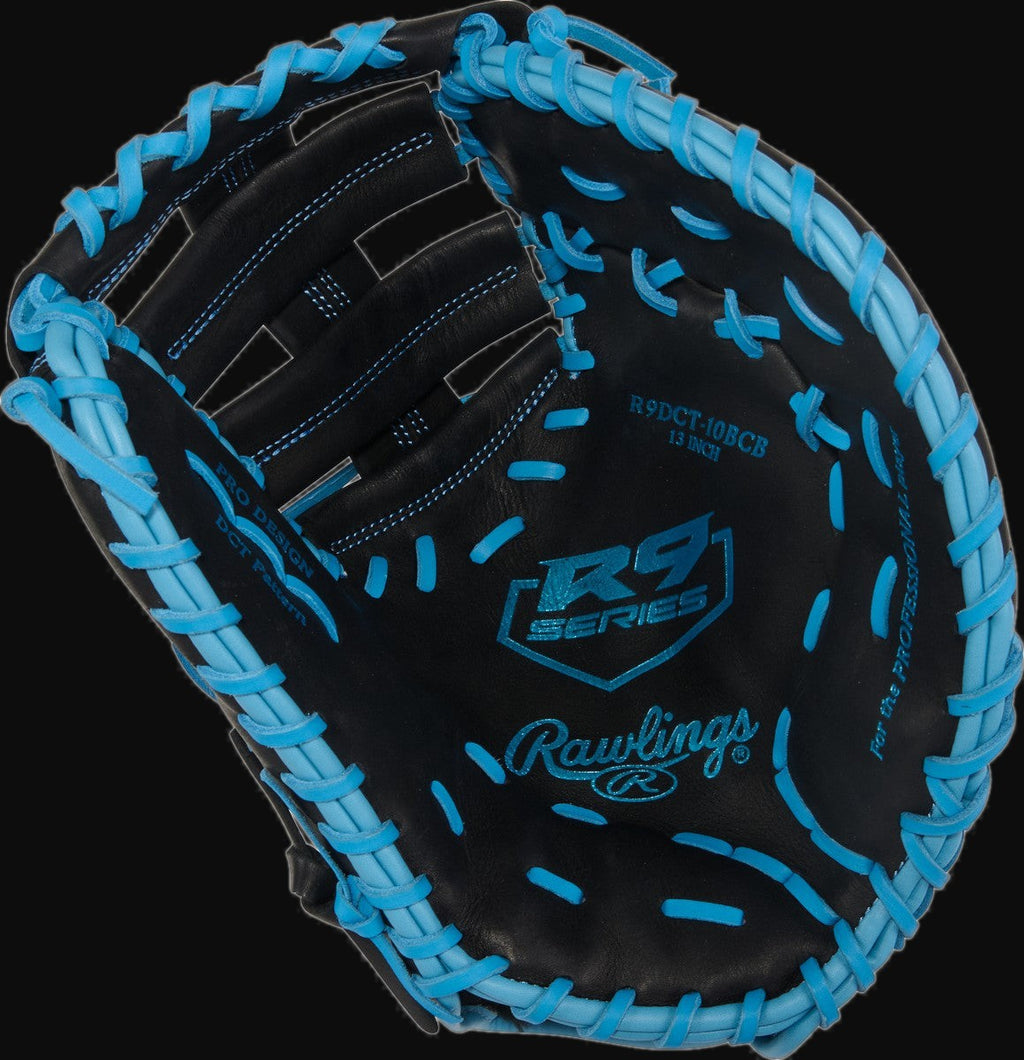 Rawlings R9 Series R9DCT10BCB Model 13" Baseball First Base Mitt [bgblk]