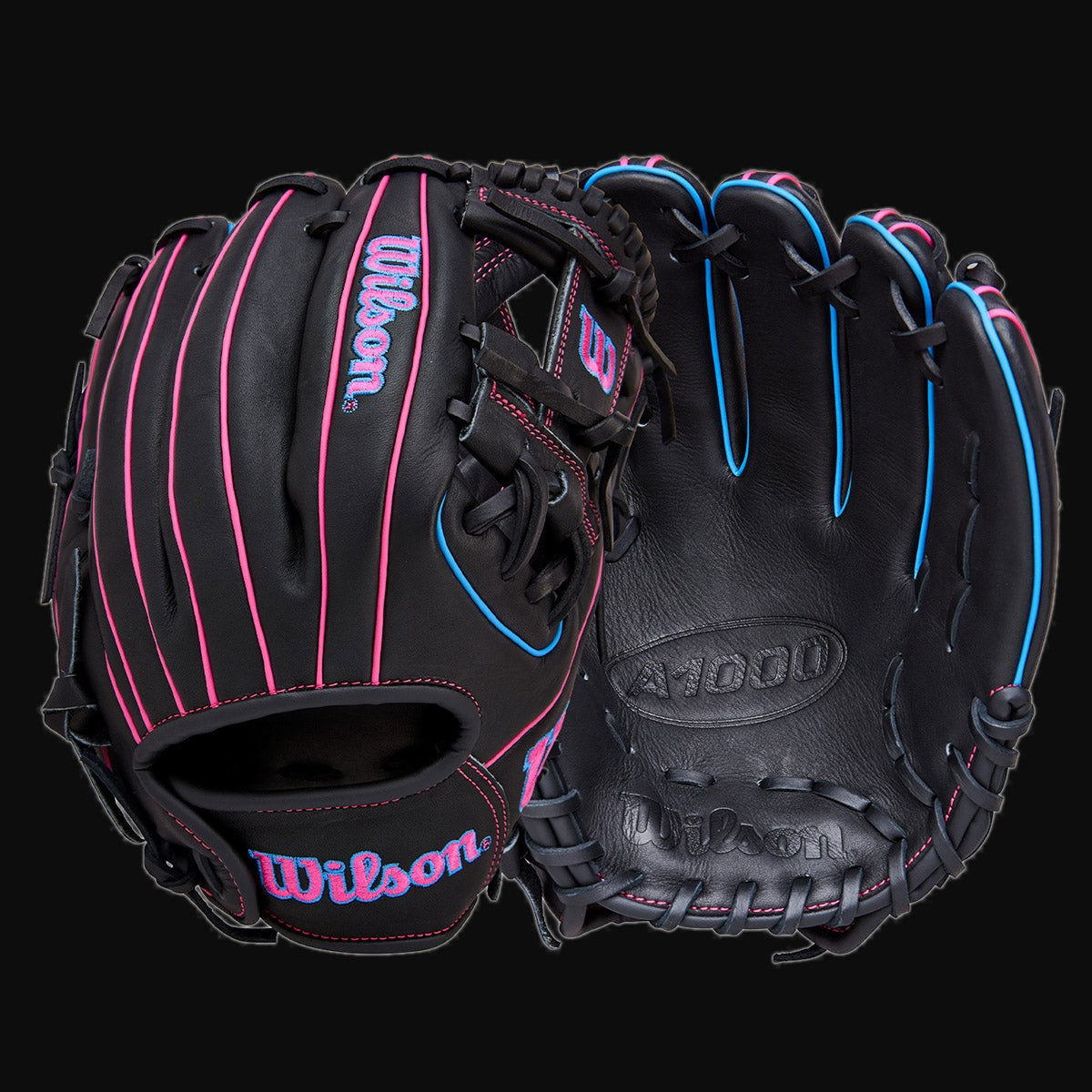 Wilson A1000 DP15 Pedroia Fit 11.5" Baseball Infield Glove [bgblk]