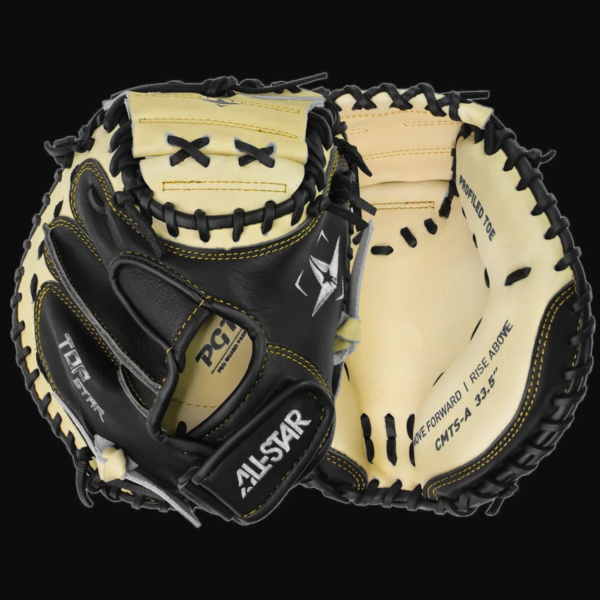 All Star Adult Top Star 33.5" Catchers Mitt [bgblk]