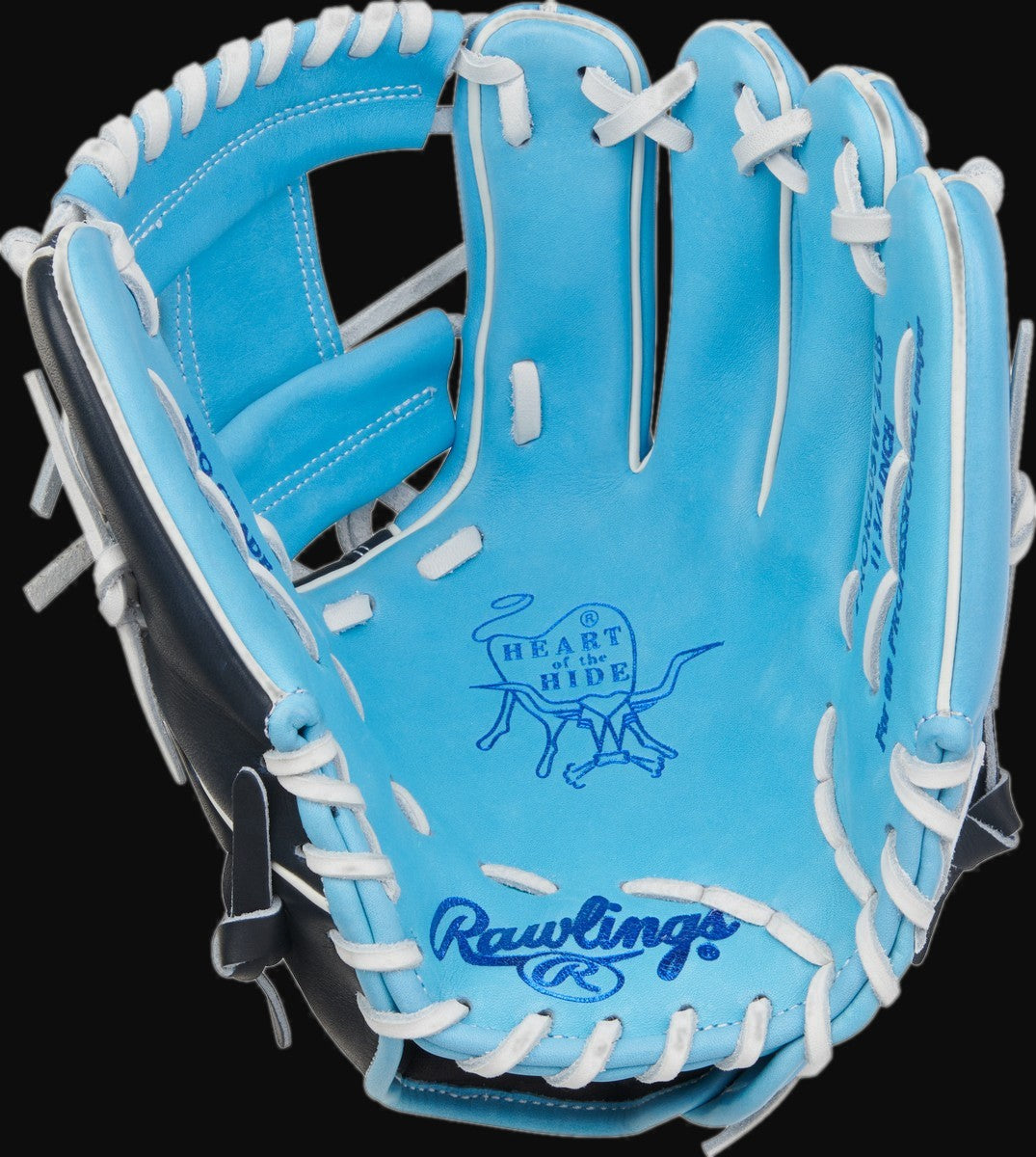 Rawlings Heart of the Hide PROR205W-2CB Model 11.75" Baseball Infield Glove [bgblk]