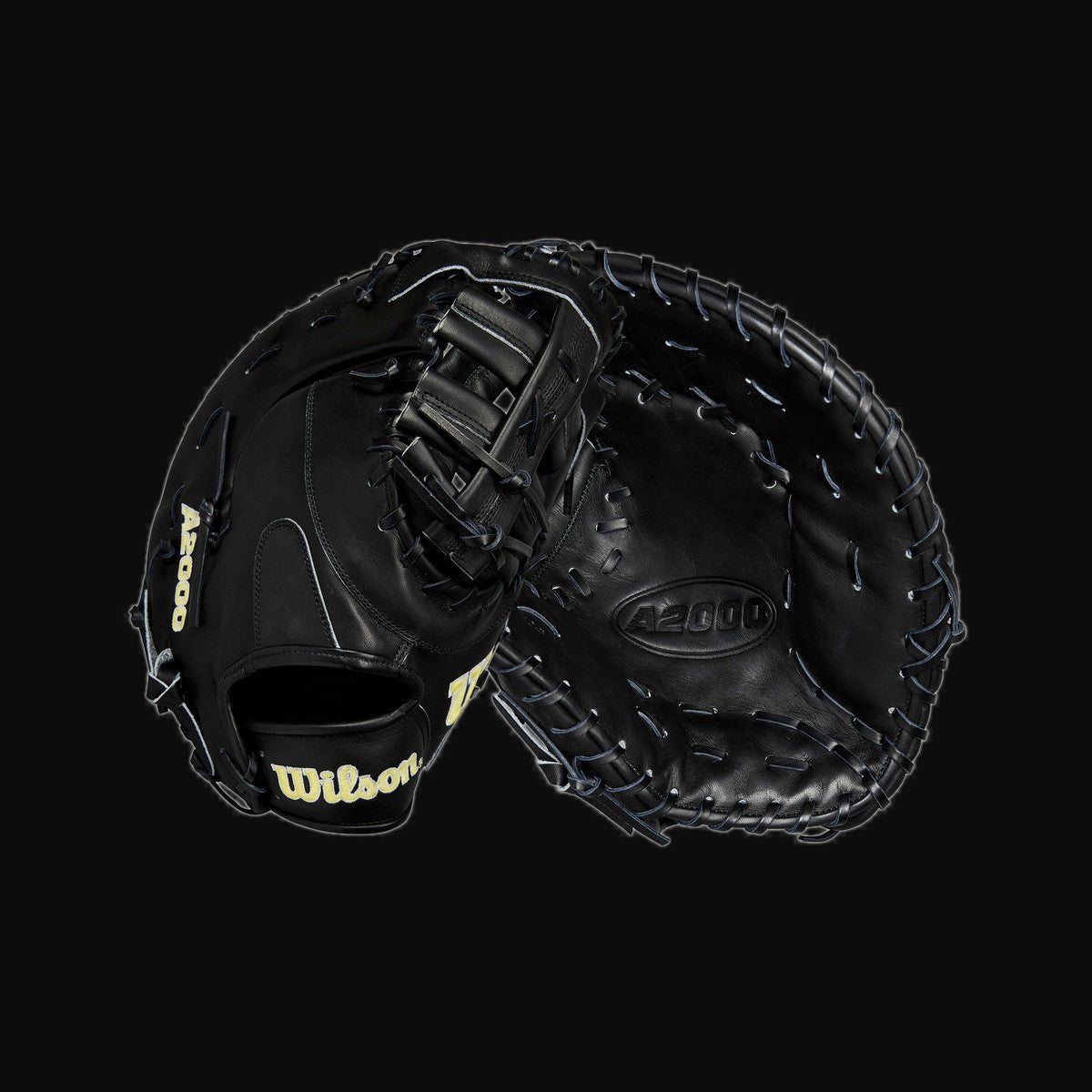 Wilson A2000 1679 Glove Day Series Black Edition 12.5" Baseball First Base Mitt [bgblk]