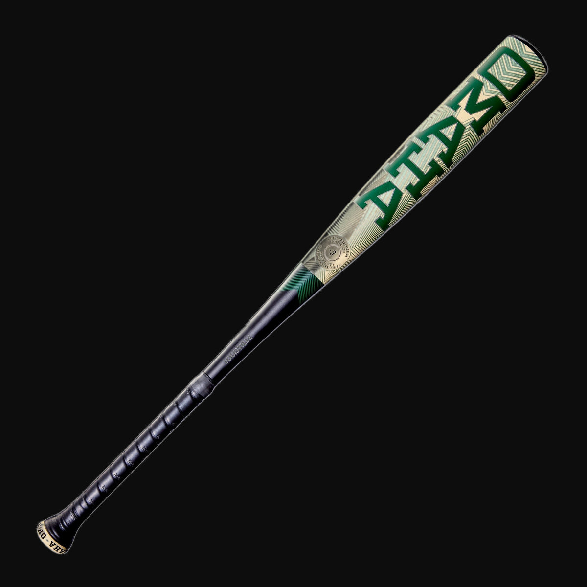 Louisville Slugger 2026 Omaha 1-Piece Alloy 2-5/8" Barrel -3 BBCOR Baseball Bat [bgblk]