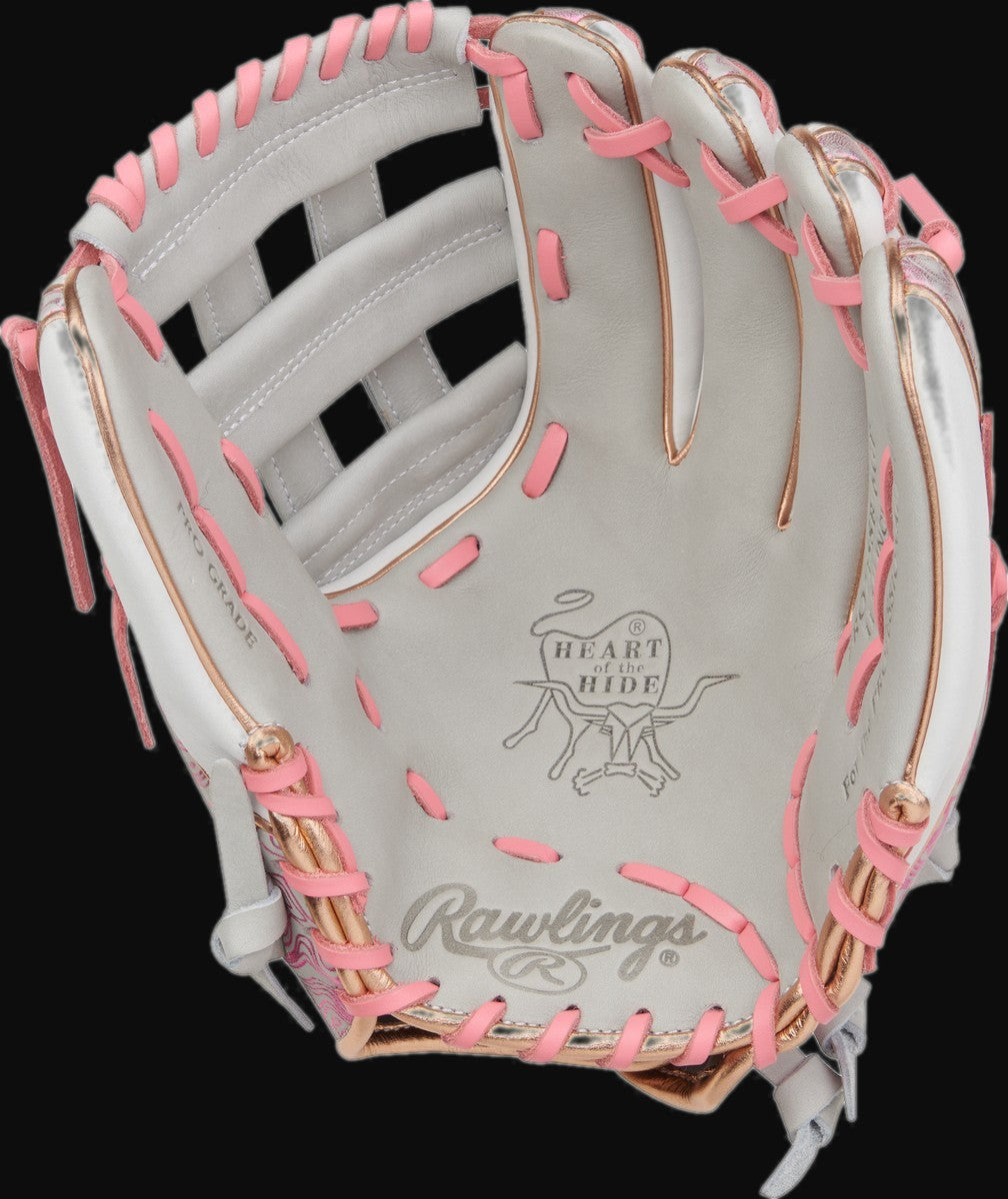 Rawlings Heart of the Hide PRO715SB-6GP Model 11.75" Fastpitch Softball Glove [bgblk]