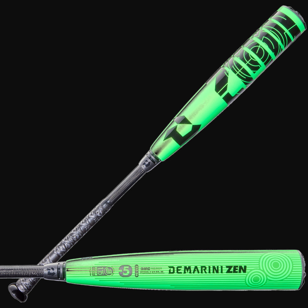 DeMarini 2026 Zen SL 2-Piece Composite 2-3/4" Barrel -5 USSSA Baseball Bat [bgblk]