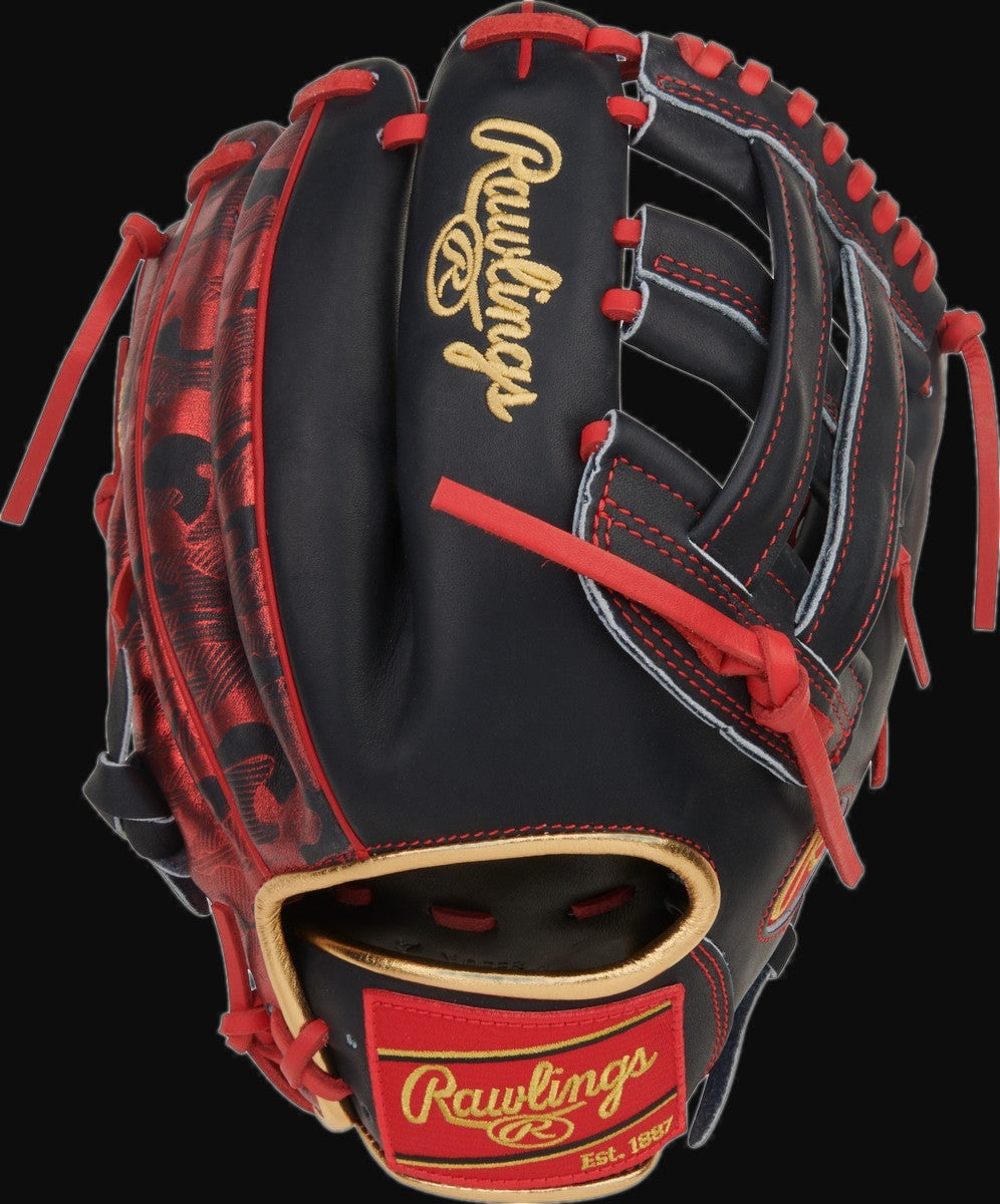 Rawlings Heart of the Hide PRORNA28N Nolan Arenado Model 12" Baseball Infield Glove [bgblk]