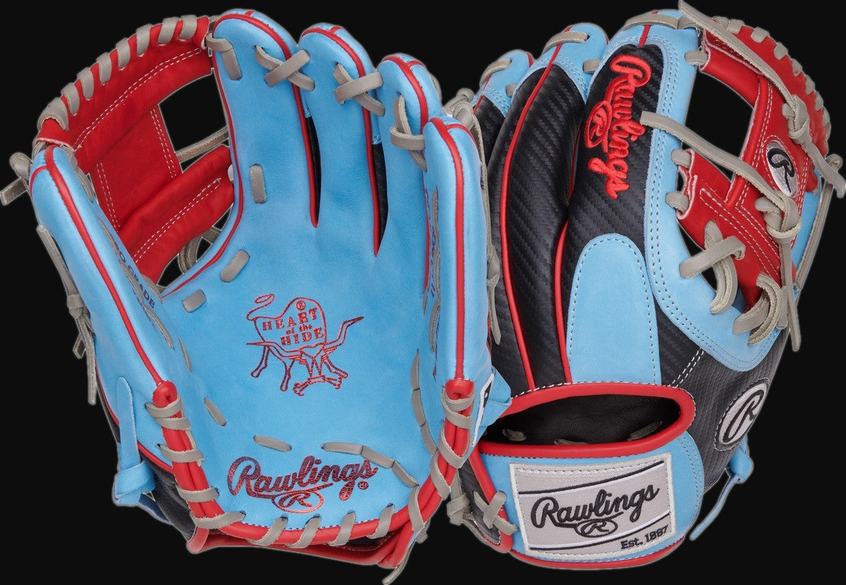 Rawlings Heart of the Hide PROR204-2CBS 11.5" Infield Baseball Glove [bgblk]