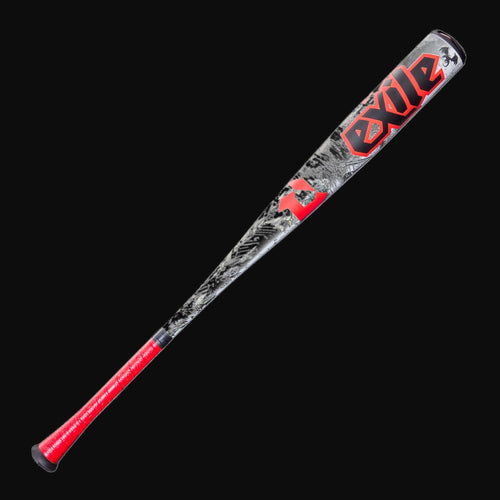 DeMarini 2026 Exile 1-Piece Alloy -3 BBCOR 2-5/8" Barrel Baseball Bat [bgblk]