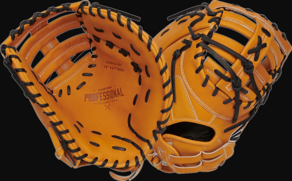 Easton Professional Collection Colorsplash PCFP13-10T 13 In. Fastpitch First Base Mitt [bgblk]